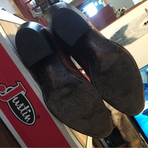 Men’s Vintage Justin Boots - Picture 4 of 6